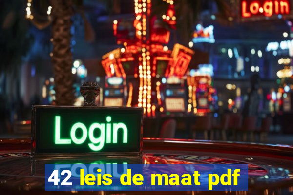 42 leis de maat pdf